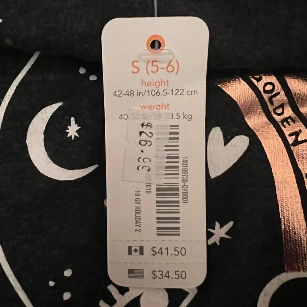 Gymboree Girls Gray Sweater Tight Knit Rose Gold Graphic Soft Small NWT